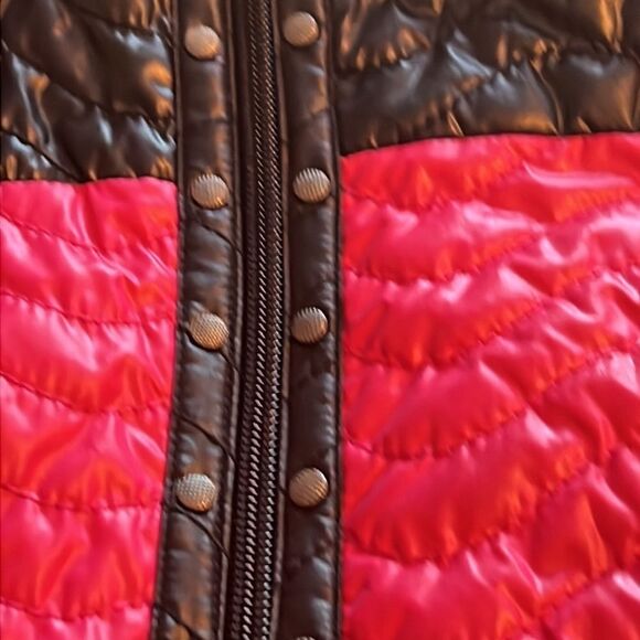 JAMIE SADOCK  quilted pink / black zip jacket. XL. Excellent condition - Picture 6 of 14